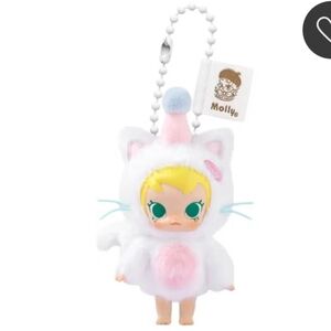 Pop Mart Baby Molly Pocket Friends Series Pet My Head Vinyl Plush Pendant